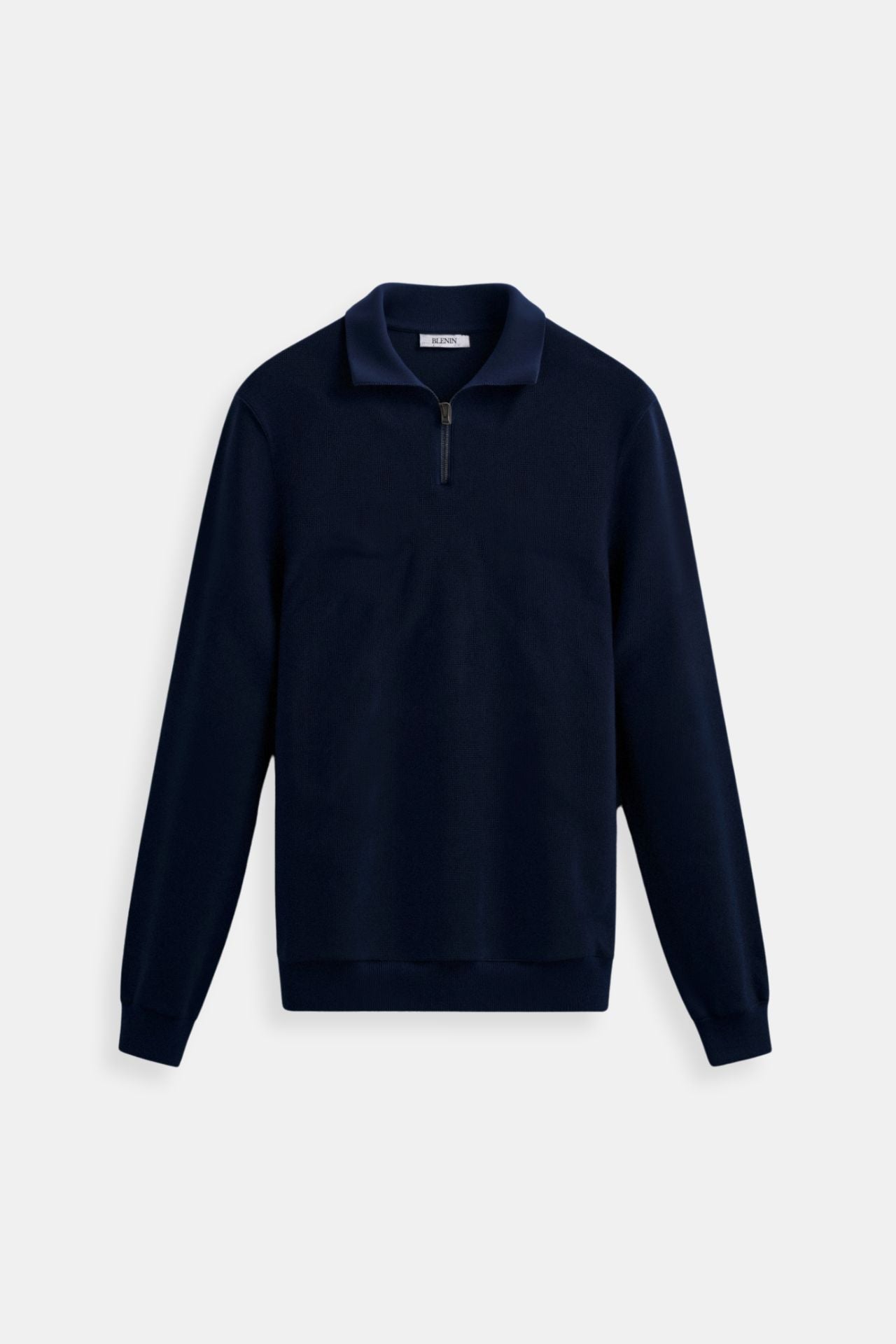 Classic Knitted Wool Zip Sweater