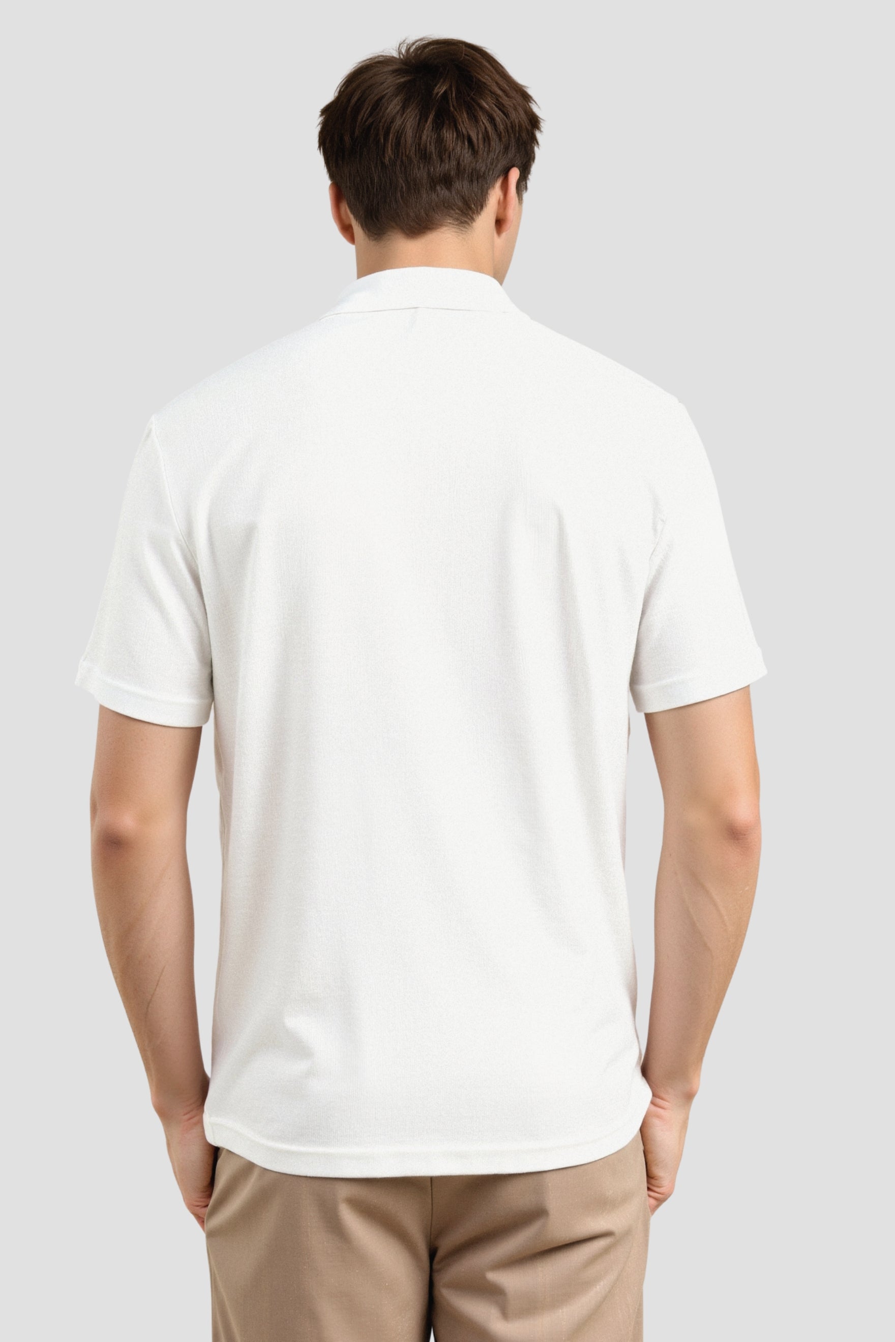 Casual Ripples Pattern Short Sleeve Shirt