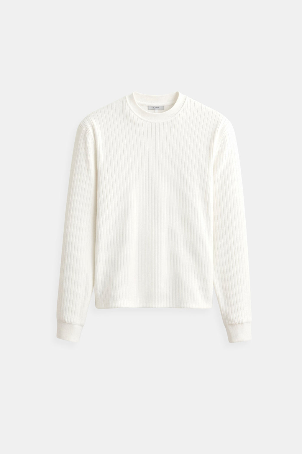 Men's Ribbed Long Sleeve Solid Knitted Sweater