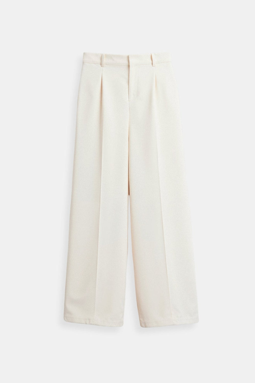 Elegant High Waist Solid Color Wide Leg Pants