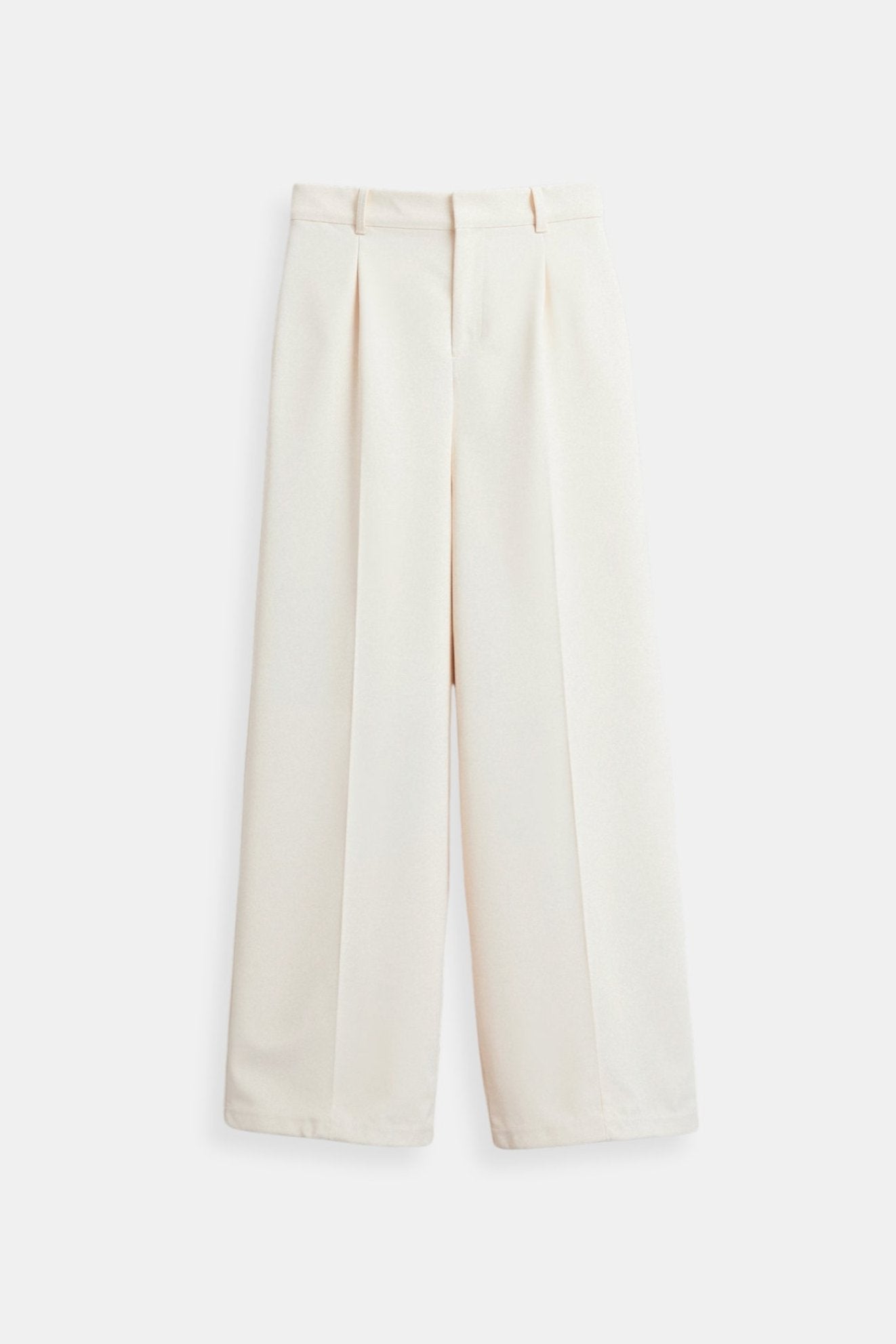 Elegant High Waist Solid Color Wide Leg Pants
