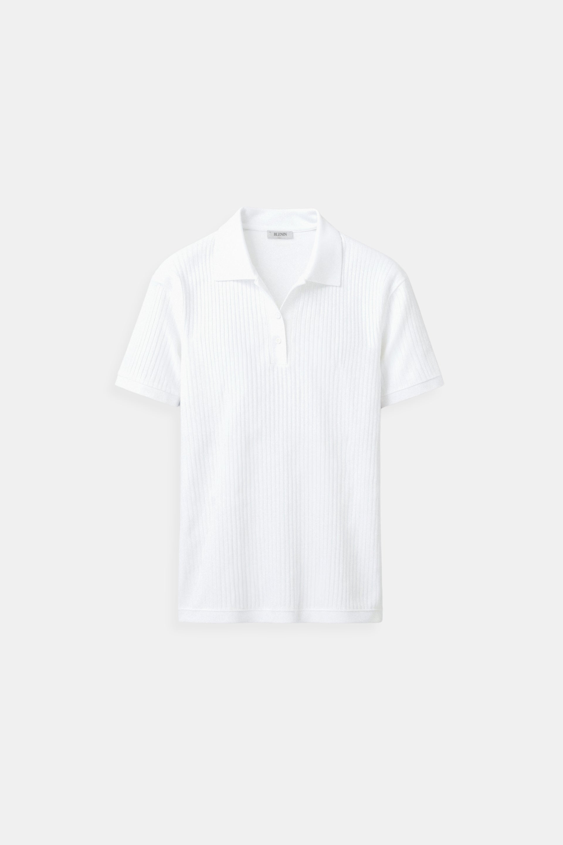 Premium Button Front V Neck Short Sleeve Slim Knit T-Shirt
