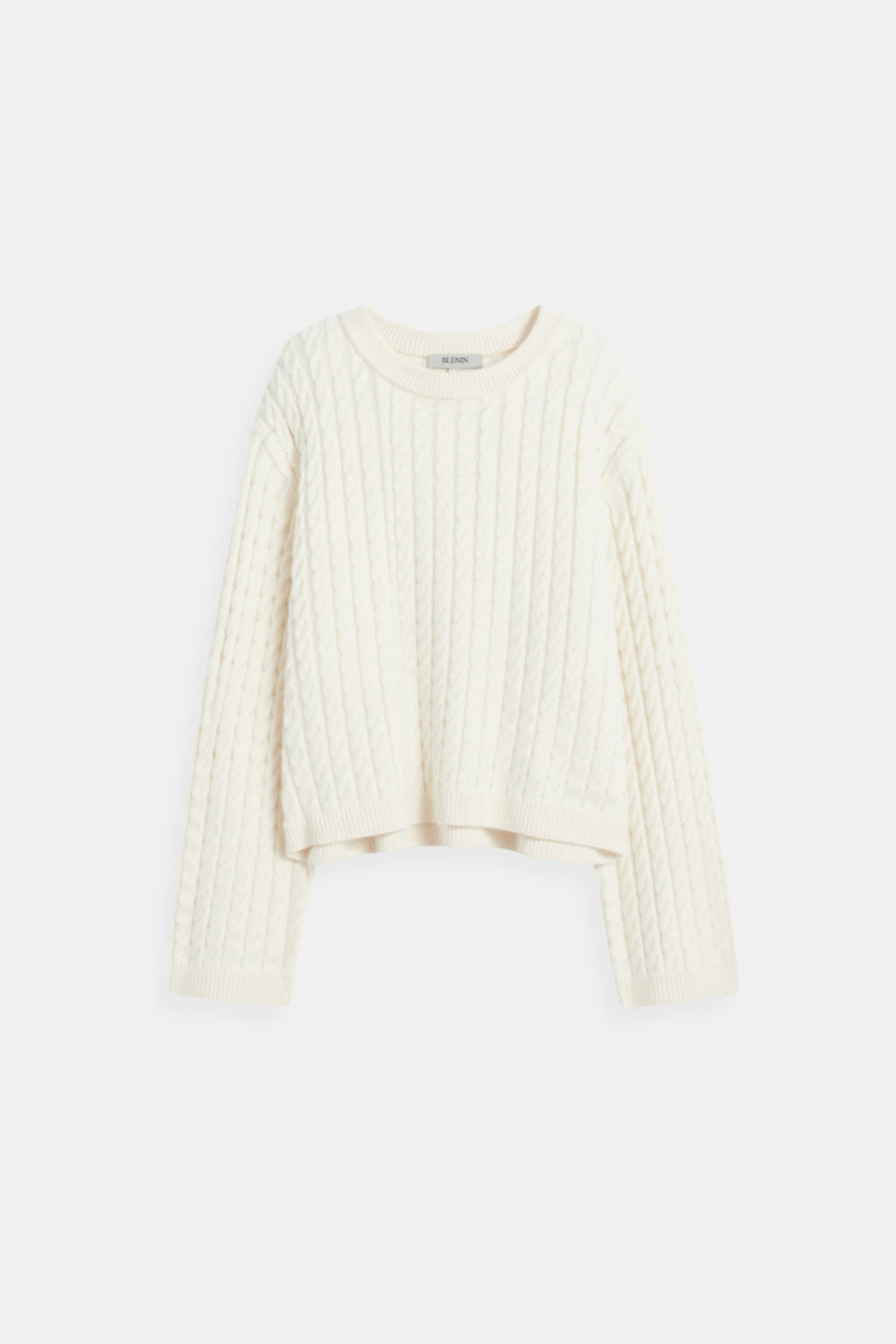 Loose Cable Knit Pattern Sweater