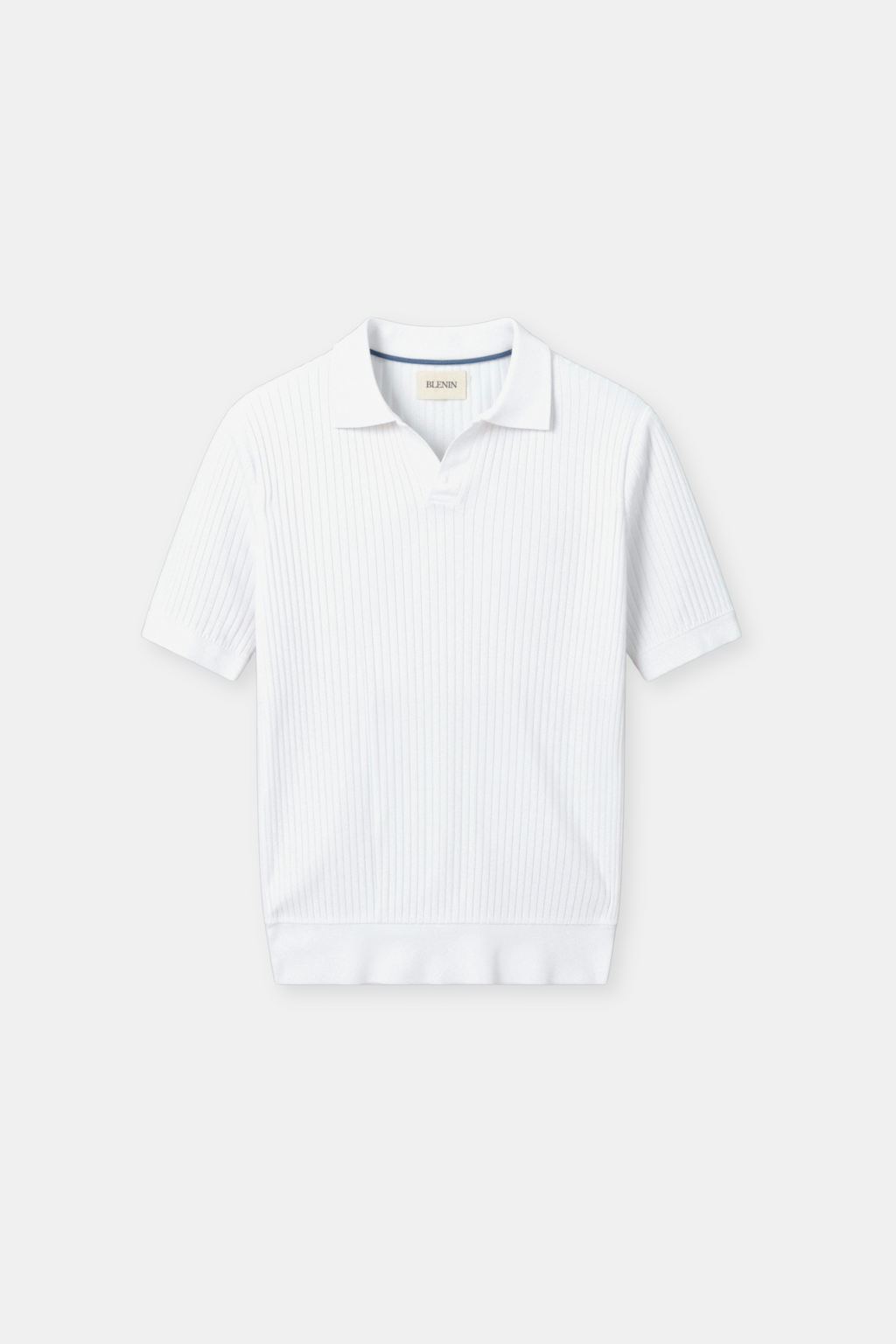 Stripe Pattern Breathable Polo T-Shirt