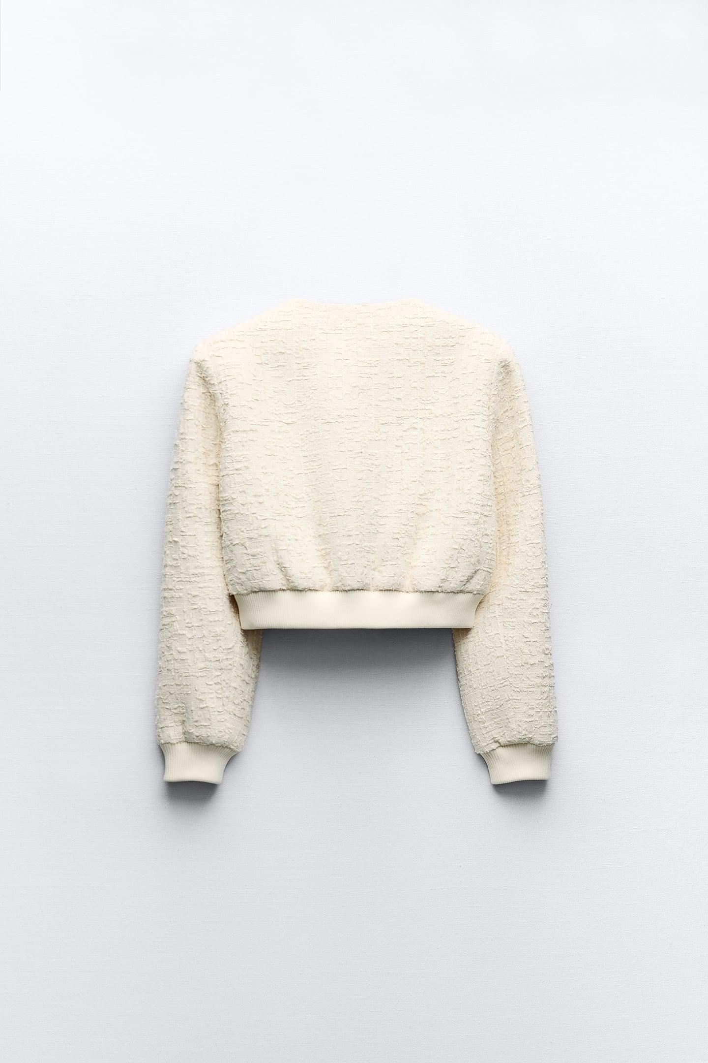Structured Polo Bomber Sweater