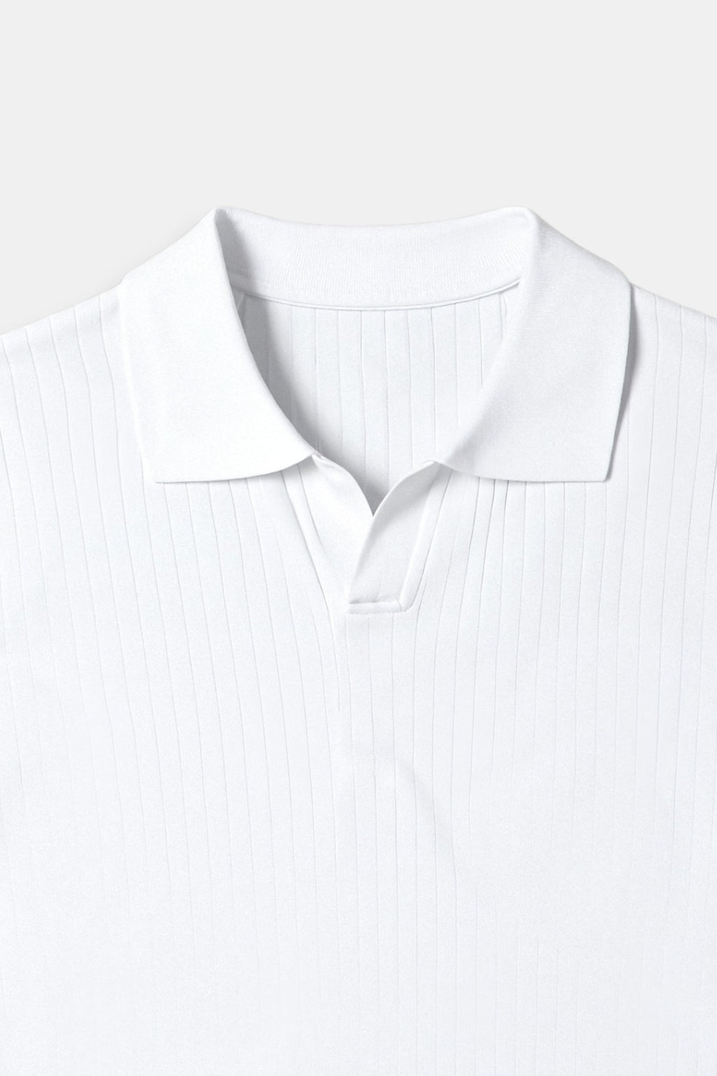 Stripe Pattern Breathable Polo T-Shirt