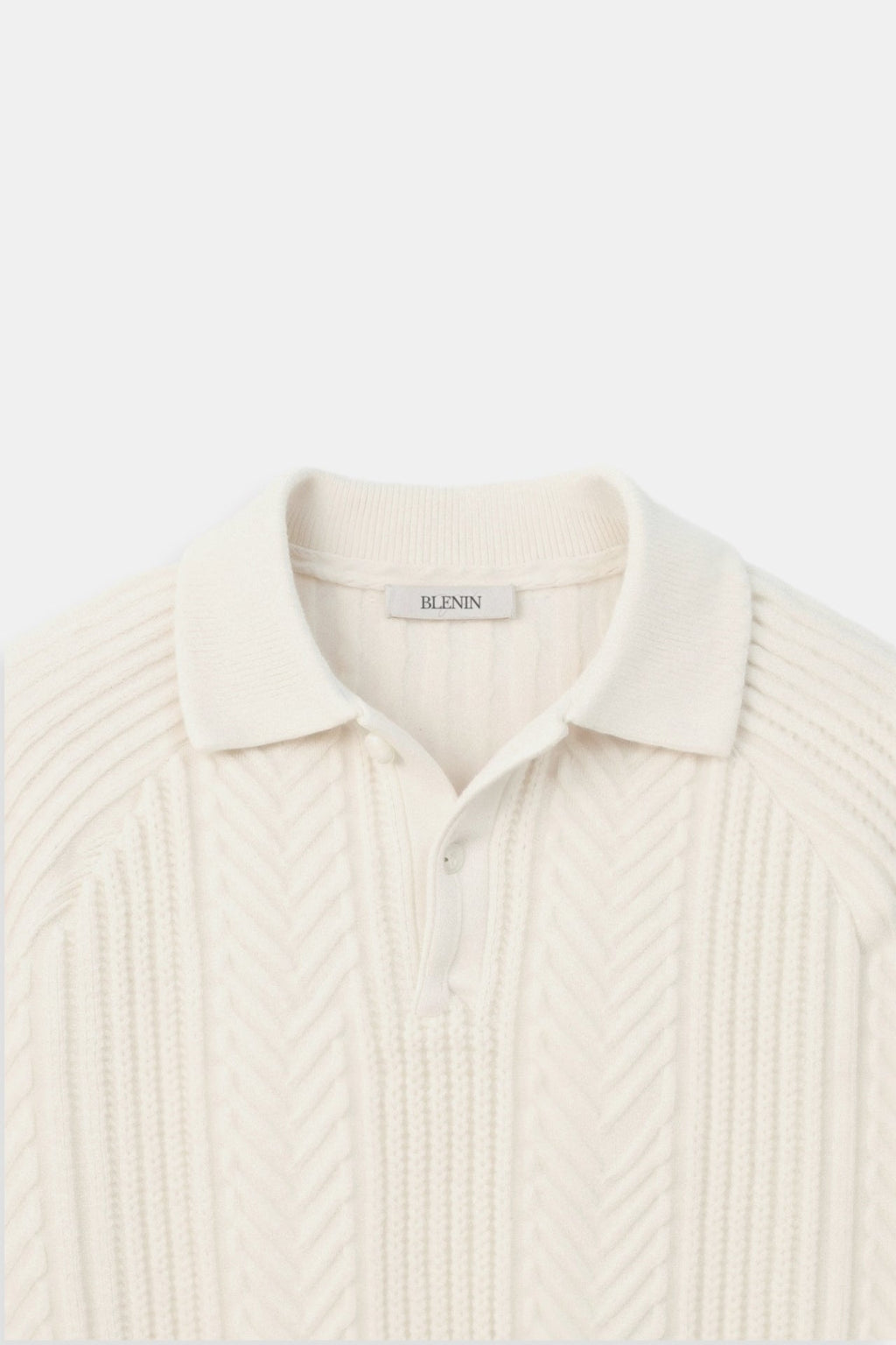 Men's Retro Solid Color Textured Knit Long Sleeve Golf Sweater