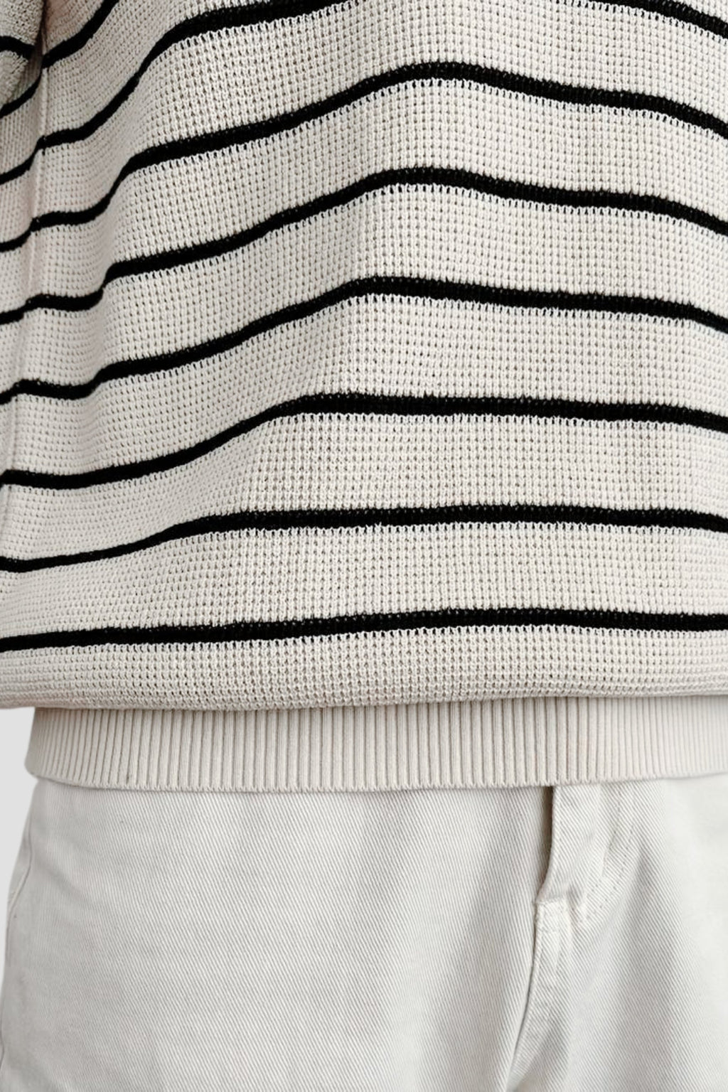 Casual Short Sleeve Knitted High Stretch Polo T-Shirt