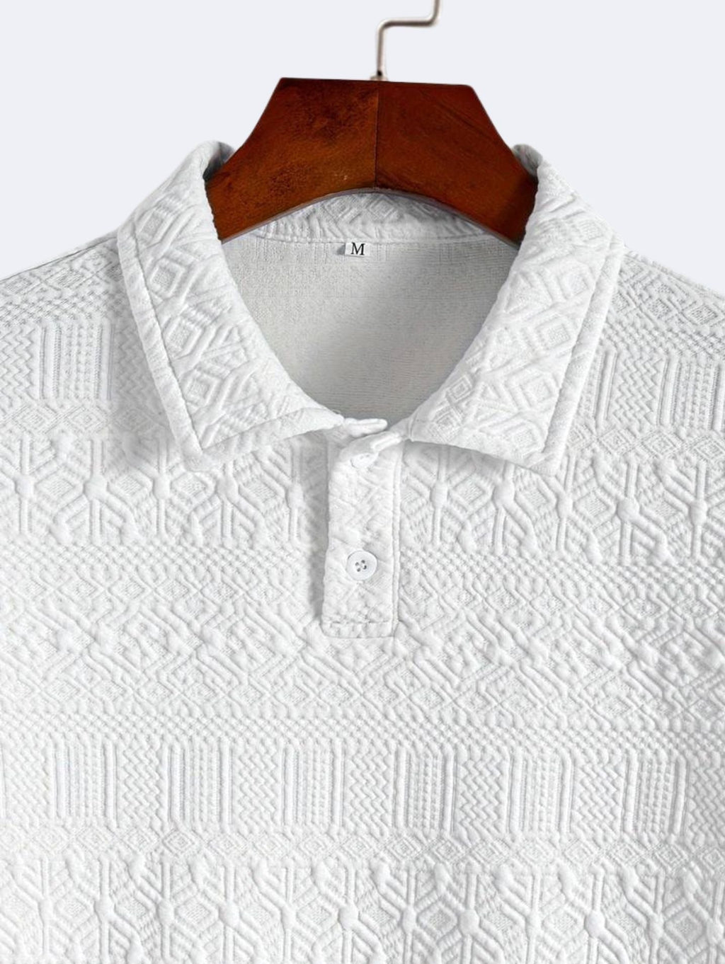 Men's Geometric Graphic Print Golf Polo T-Shirt