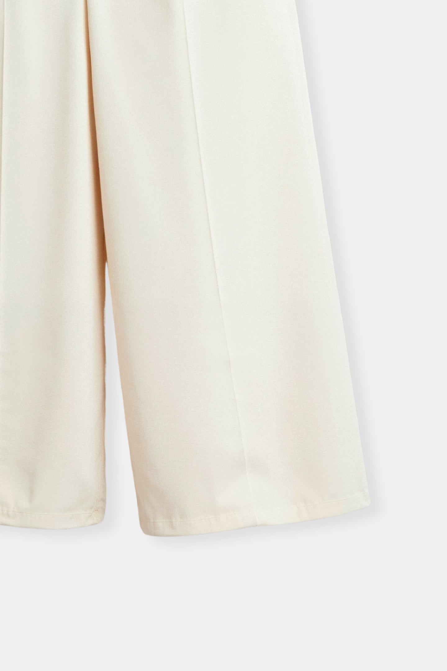 Elegant High Waist Solid Color Wide Leg Pants