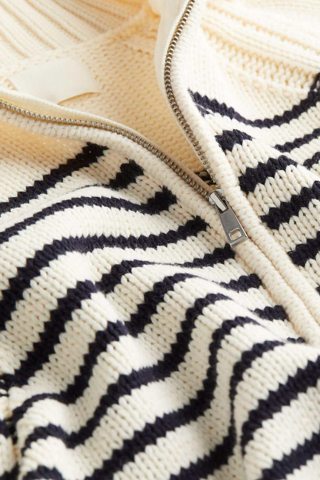 Half-Zip Neck Oversized Sweater