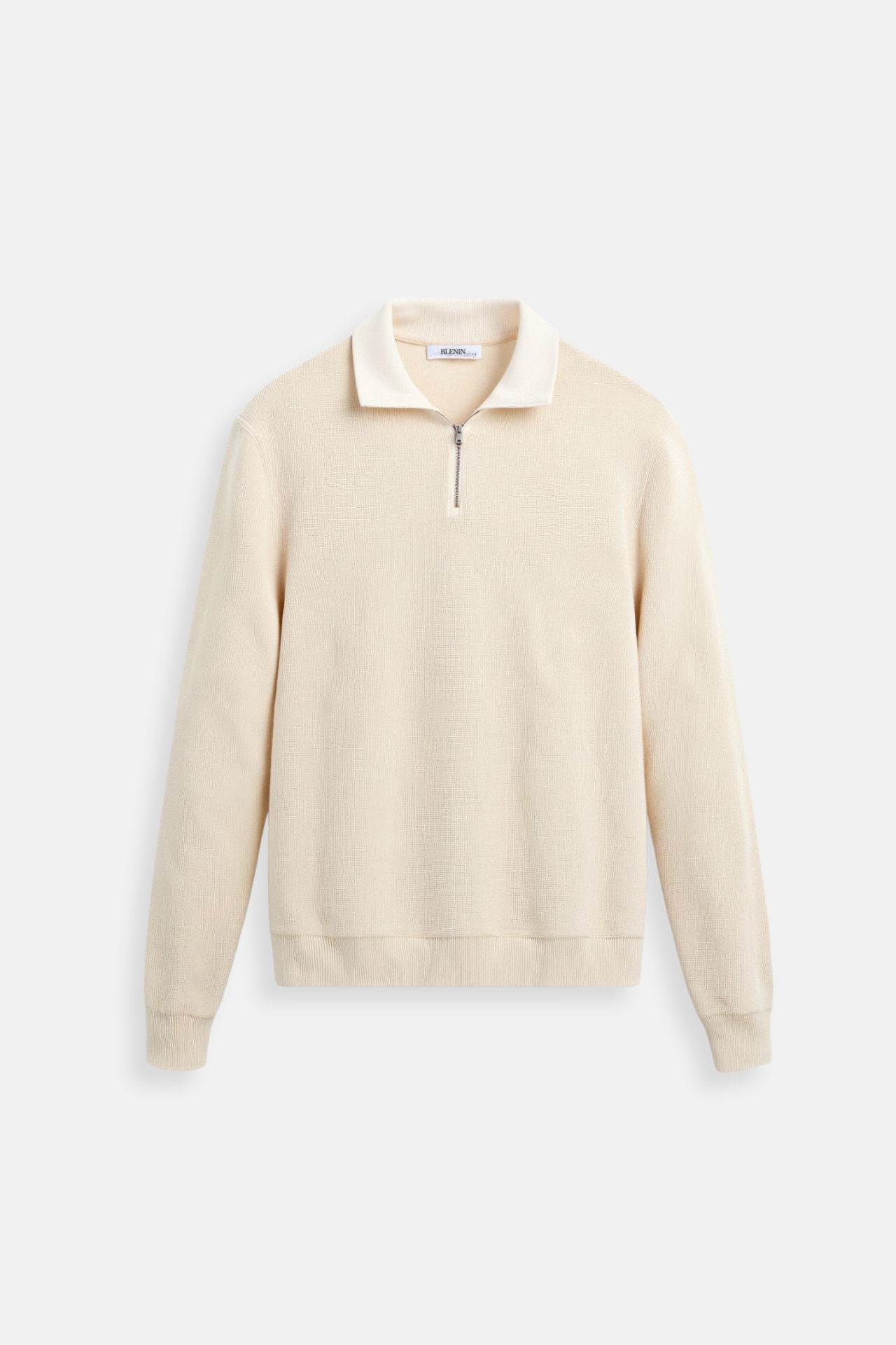Classic Knitted Wool Zip Sweater