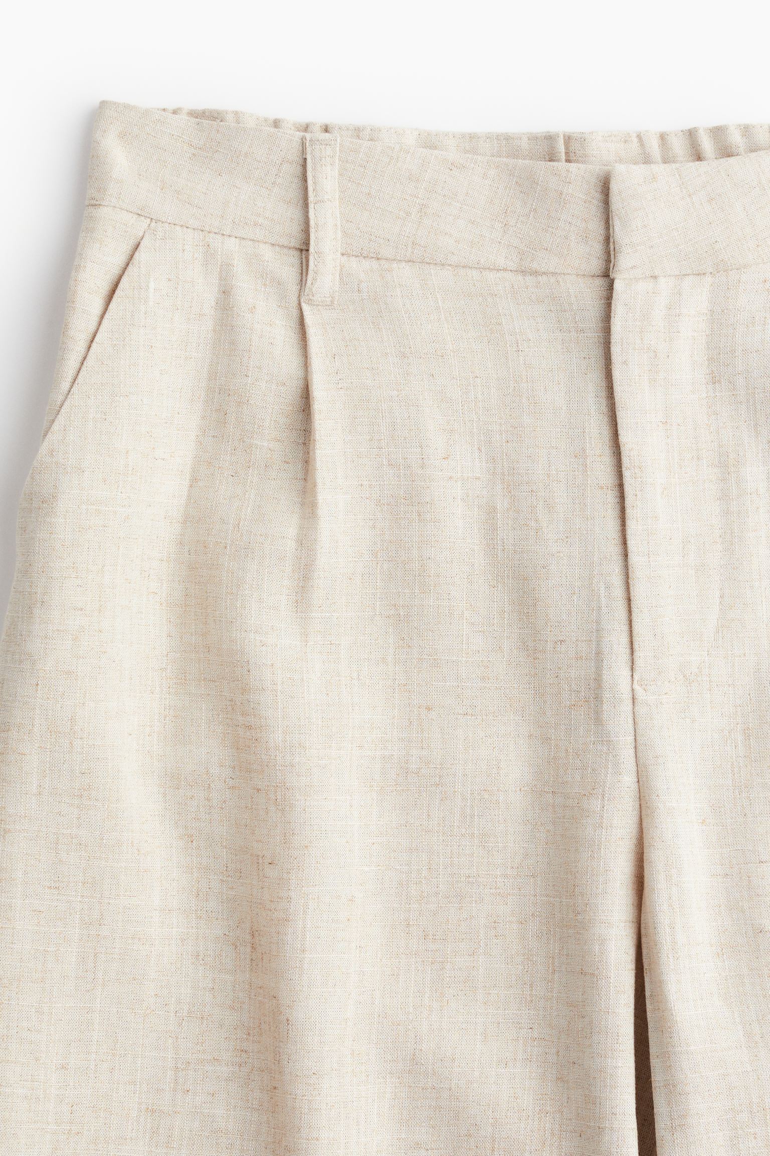 Elegant Linen Chino Stripe Pants