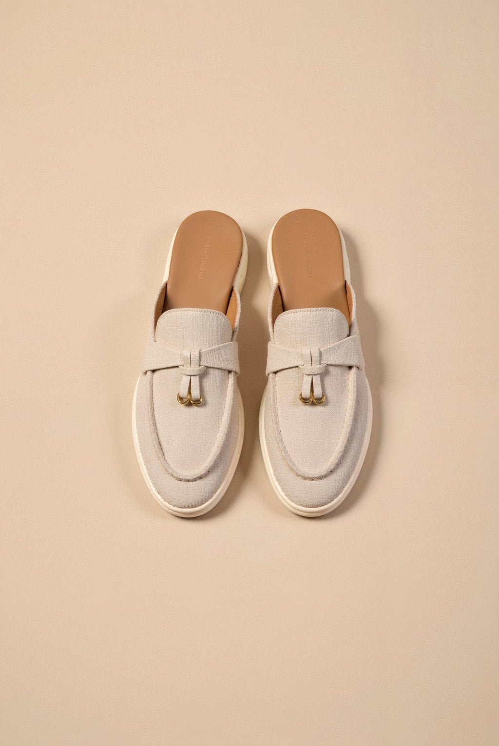 Women's Solid Toe Slip Flat Shoe Sandals